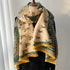 Color Blocking And Matching Cashmere Scarves For Women - ROUTINE FASHION